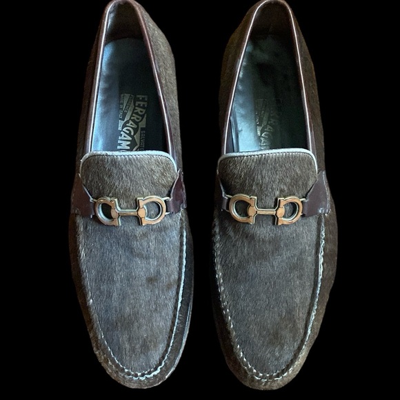 Salvatore Ferragamo Horse Hair Loafers - Picture 13 of 13